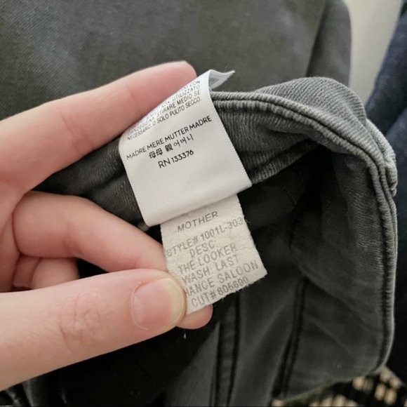 Mother The Looker Ankle Fray distressed jeans in Last Chance Saloon size - Picture 11 of 11